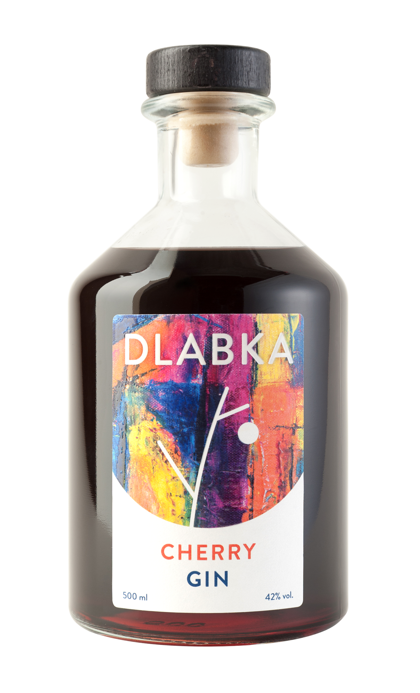 Dlabka Cherry gin 42% 50cl