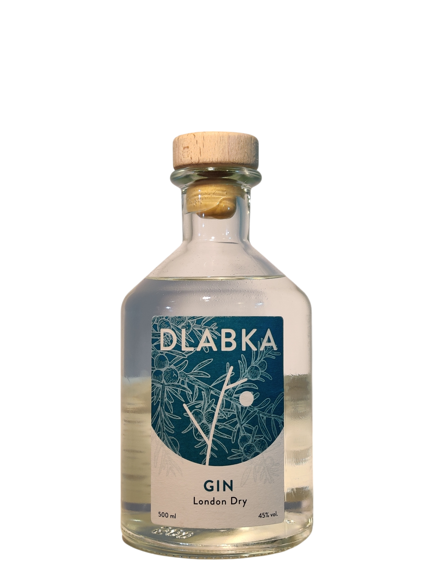 Dlabka London dry gin 45% 50cl